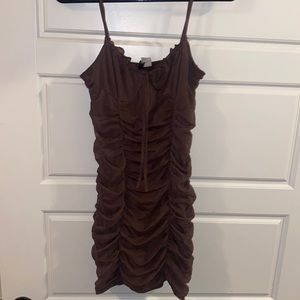 Body con ruffle dress